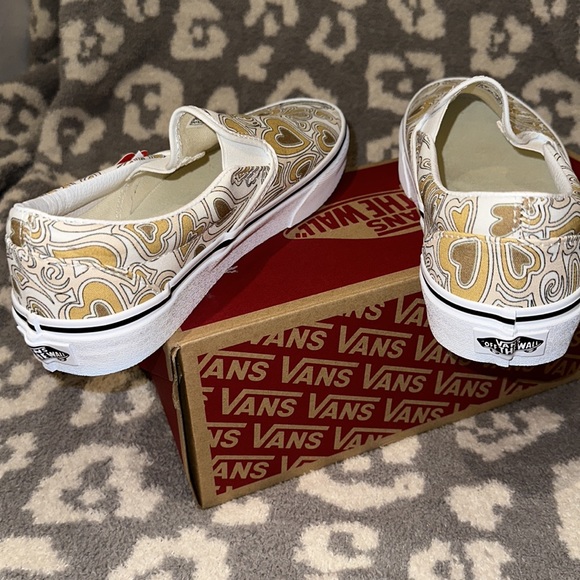 Vans Classic Slip-On Project X Trippy Hearts Multi/White Sneakers New - Picture 12 of 17